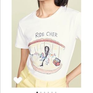 Unfortunate Portrait Ride Cher Top